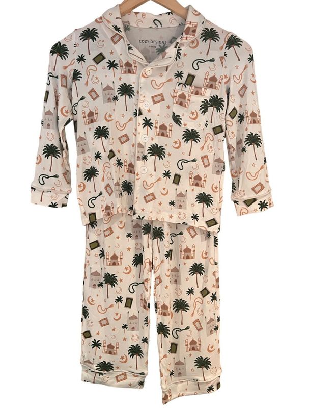 Pysjamas i bambus Ramadan barn